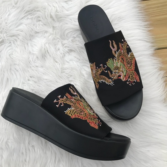 Bebe Shoes Bebe Dragon Platform Sandals Poshmark